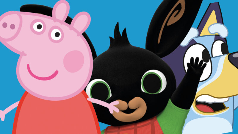 Gioca e divertiti con Bing, Peppa Pig e Bluey